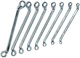 Brüder Mannesmann Ringschlüsselsatz, 6-22 mm, Chrom-Vanadium, 8-teilig | M...