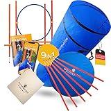 PfotenWunder® '9-in-1 - Agility Set Hunde groß + 21 Min. HUNDESCHULE - 6...