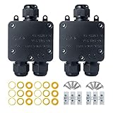 Boboleo 3 Wege Wasserdichte Abzweigdose, Ip68 Elektrische Anschlussdose Für Kabel mit...