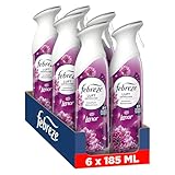 Febreze Lufterfrischer Spray Lenor Amethyst Blütentraum 6x185 ml, 2-in-1...