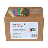 150 x Inovatec Holz Verglasungsklötze Glasklötze 80 x 24 x 1-6 mm Trageklötze