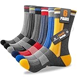 Cirorld Socken Herren 43-46 37-42, 6 Paar Arbeitssocken, Sportsocken, Wandersocken,...