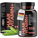 IMPERIO Haarvitamin+ Premium Haar Vitamine hochdosiert mit AnaGain™, Biotin, Zink &...