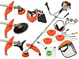 Freischneider 6 PS JG Rasentrimmer Benzin Motorsense Rasenmäher Gartenwerkzeug Trimmer...
