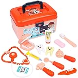 14-teiliges Spielarzt-Set für Kinder Kinderzahnarzt-Spielset Arztkoffer Medizinisches...