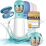 NEU 3er GESCHENKESET | Innovative 550ml Hundetrinkflasche für unterwegs | inkl....