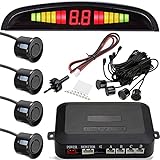 Retoo Auto Rückfahrwarner Einparkhilfe mit 4 Sensoren, LED Anzeigen, Reichweite...