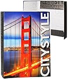 alles-meine.de GmbH Heftordner/Ordner/Heftbox - A4 - Brücke - Golden Gate Bridge/San...