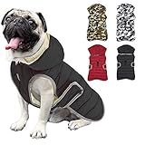 Etechydra Reflektierend Hundejacke with Abnehmbarem Hut, wasserdichte Winter Fleece Warme...
