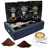 Geschenk Set exklusive Kaffee-Raritäten Jumbo-Kaffee (Maragogype), Skybury & India...