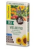 Floragard Bio-Erde Vielseitig 1x50 Liter - Universalerde für alle Pflanzen drinnen und...