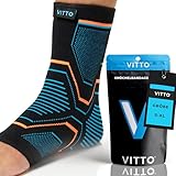 VITTO Sprunggelenkbandage, Fußbandage bei Bandschäden, Schwachen Gelenken, Verstauchtem...