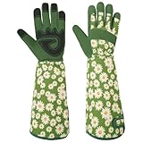Ainiv Gartenhandschuhe Dornenfest Rosenhandschuhe, Gartenhandschuhe Damen/Herren Garten...