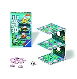 Ravensburger 20544 - Tic Tac Toe, Mitbringspiel für 2-4 Spieler, ab 6 Jahren, kompaktes...
