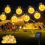 OxyLED Solar Lichterkette Aussen, 6.5M 30LED Lichterkette Solar Außen...