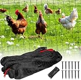 Vogelschutznetz Engmaschig Vogelnetze 7.5x15m mit Maschenweite 5cm Taubennetz...