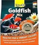 Tetra Pond Goldfish 3in1 Mix - Fischfutter-Mischung aus Flocken, Sticks und Gammarus für...