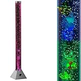etc-shop LED Wassersäule Steh Leuchte 10 Deko-Fische Wohnraum Beleuchtung Stand...