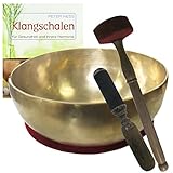 Klangschale GROSSE BECKENSCHALE Therapieklangschale 6-tlg Klangmassage Set +...