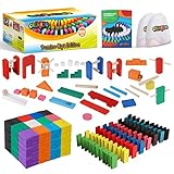 calmado - Domino Spiel 1000 teilig Dominosteine aus Holz, Spielzeug ab 3 Jahre -...