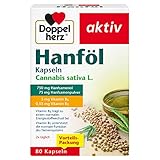 Doppelherz Hanföl Kapseln – Vitamin B1 unterstützt die normale Funktion des...