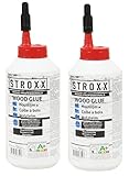 STROXX® 2x Holzleim 750g (1,5Kg) weiß – wasserfest & temperaturbeständig – perfekt...