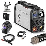 STAHLWERK ARC 160 MD Schweißgerät Vollausstattung - DC MMA | E-Hand | Lift-TIG Inverter...