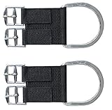 AMKA Sattelgurt Converter aus Nylon Adapter für Sattelgurte 1 Paar 2-Buckle Saddle Girth...
