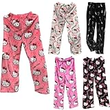Damen-Pyjamahose, flauschige Damen-Pyjamahose, Fleece, bequeme Lounge-Hose, Übergröße,...