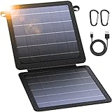 BLAVOR Solarcharger, 10W Solarpanel-Ladegerät mit faltbar Panel, IP65 Langlebig...