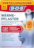 SOS Wärme-Pflaster (4 Stk.) - bei Muskel & Gelenkschmerzen | Wärmepflaster für Rücken,...