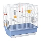 Ferplast Vogelkäfig Kanarienvogel, inkl. Vogelspielzeug, Vogel-Futternapf,...