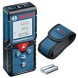 Bosch Professional Laser Entfernungsmesser GLM 40 (Flächen-/Volumenberechnung, max....