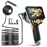EZGETOP Inspektionskamera 1080P HD Zwei Linsen Endoskopkamera IP67 Wasserdichte Hand...
