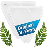 ecooe Original V-Form 2 Stück Nussmilchbeutel 28 x 30 cm für vegane Nussmilch...