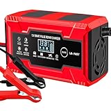 facaio 6A Autobatterie Ladegerät, 12V Smart vollautomatische KFZ...
