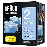 Braun Clean & Renew Reinigungskartuschen für elektrische Rasierer Herren,...