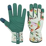Gartenhandschuhe für Damen,Damen Gartenhandschuhe mit Touchscreen,Mikrofaser...