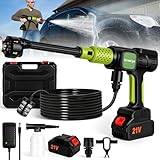 DeeprBetter Akku Hochdruckreiniger Auto, 68Bar Mobiler Hochdruckreiniger Pistole...