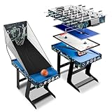 Juskys 5in1 Spieltisch Ballzauber - Kinder Tisch klappbar mit Tischtennisplatte,...