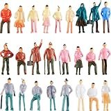 Gejoy 100 Stücke Figuren Modell für Züge und Architektur - Plastik Menschen...