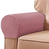 IZREEL Stretch-Armlehnenbezüge für Stühle und Sofas, Spandex-Jacquard-Armlehnenbezüge,...