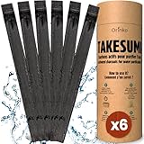 Binchotan Bio-Aktivkohle, Wasser, 6 x – Filter 1 l pro Kohle – ideal für...