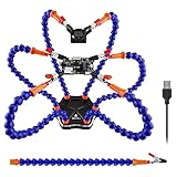 Helfende Hand Lötstation Flexible dritte Hände Lötwerkzeug-Kit 3. Arme Klemme...