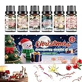 Weihnachten Ätherische Öle Set Für Diffuser, 6 X 10ml Duftöl Weihnachten,Naturrein...