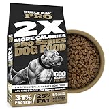 Bully Max 2X Calorie Dry Dog Food PRO Series | High Calorie High Protein Dog and Puppy...