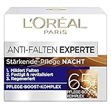 L'Oréal Paris Nachtpflege für das Gesicht, Anti-Aging Nachtcreme zur Minderung...