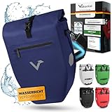 Valkental® Große & wasserdichte Gepäckträgertasche - Fahrradtasche für Gepäckträger...