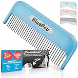 BluePet 'Zauberkamm' patentiert mit rotierenden & nachgebenden Zinken - Für...