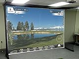 GolfSimulator Leinwand Größe L 370cm x 280cm mit 5cm Cache - Impact Screen Golf